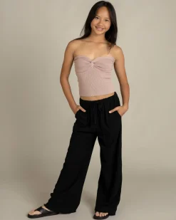 Bottoms*Mooloola Girls' Aria Dallis Beach Pants Black
