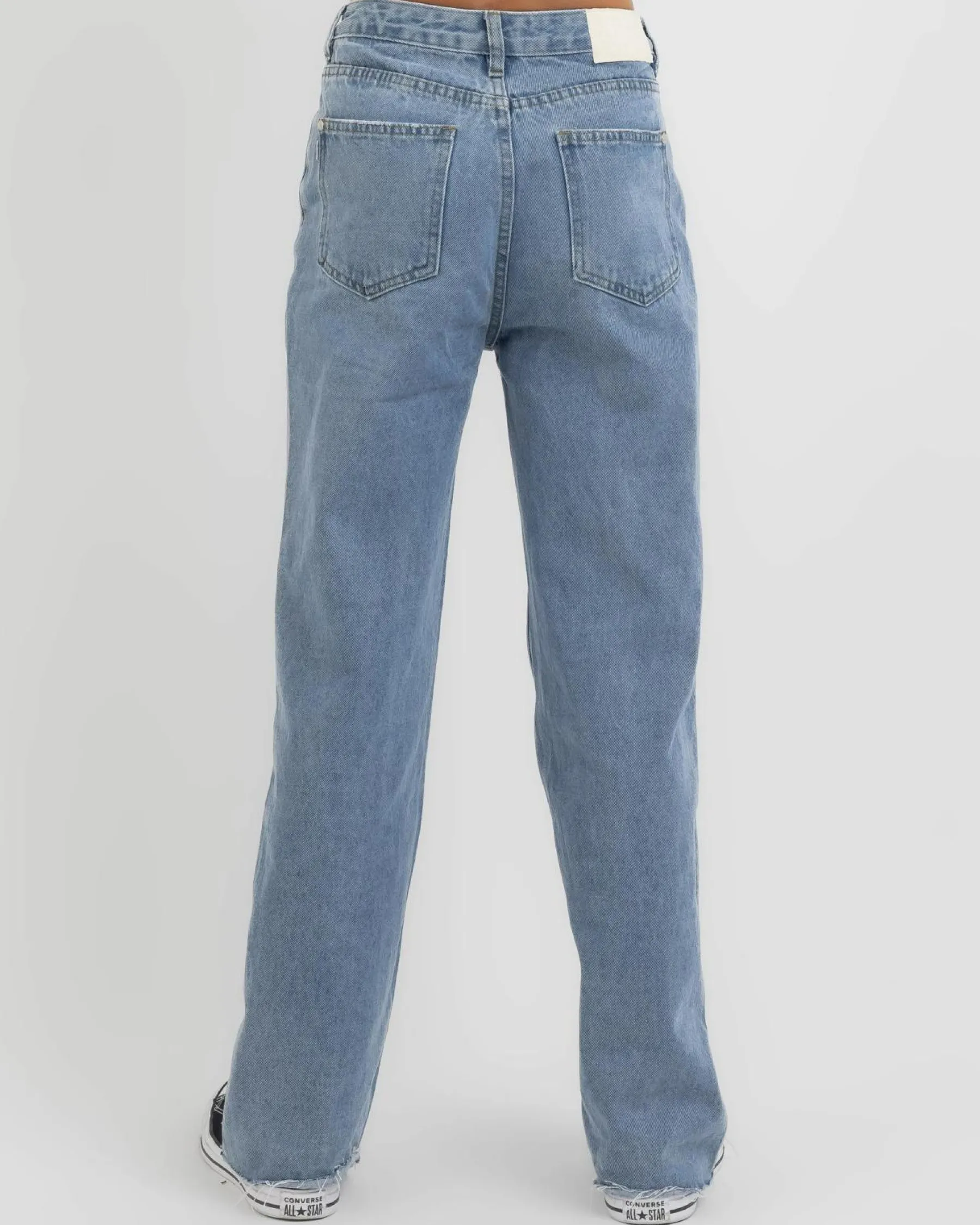 New Girls' Avril Straight Leg Jeans Kids Jeans|Denim