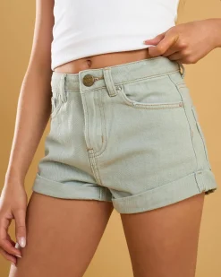 Denim|Bottoms*DESU Girls' Bali Roll Up Shorts Sage