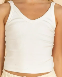Discount Girls' Basic V Neck Top Kids Tops