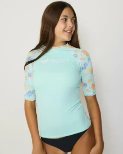 Hot Girls' Beach Bay Short Sleeve Rash Vest Kids Rash Vests
