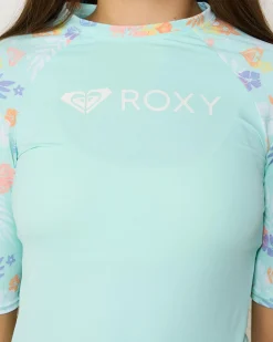 Hot Girls' Beach Bay Short Sleeve Rash Vest Kids Rash Vests