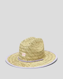 Headwear*Billabong Girls' Beach Dayz Panama Hat Lilac Breeze
