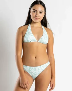 Bikinis*Topanga Girls' Bermuda Triangle Bikini Set Sage/white