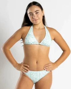 Bikinis*Topanga Girls' Bermuda Triangle Bikini Set Sage/white