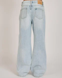 Jeans|Denim*DESU Girls' Blaze Wide Leg Jeans Blasted Distressed Bleach