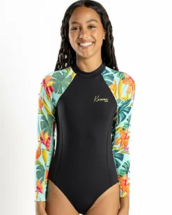 Clearance Girls' Bloom Surfsuit Kids Surf|Wetsuits & Surfsuits