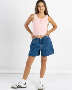Denim|Bottoms*DESU Girls' Bondi Denim Shorts Heritage Dark Blue