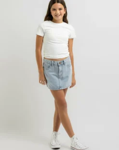 Online Girls' Bondi Denim Skirt Kids Denim|Bottoms