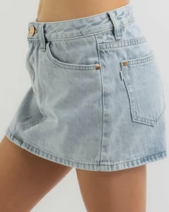Online Girls' Bondi Denim Skirt Kids Denim|Bottoms