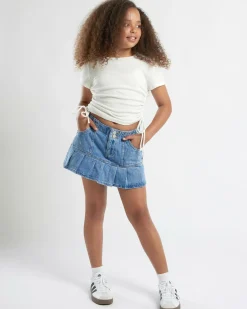 Denim|Bottoms*DESU Girls' Brittney Skort Mid Blue