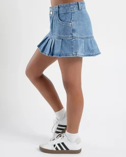Denim|Bottoms*DESU Girls' Brittney Skort Mid Blue