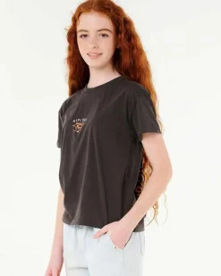 Clearance Girl's Butterfly Heritage T-Shirt Kids Tops