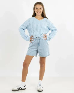Outlet Girls' Cambridge V Neck Knit Jumper Kids Outerwear