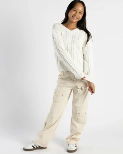 Hot Girls' Cambridge V Neck Knit Jumper Kids Outerwear