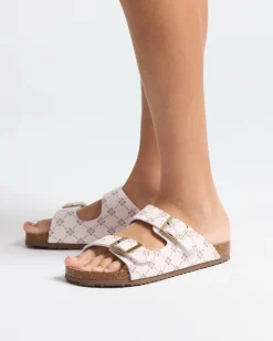 Slides & Sandals*Ava And Ever Girls' Cameron Slide Sandals Light Pink