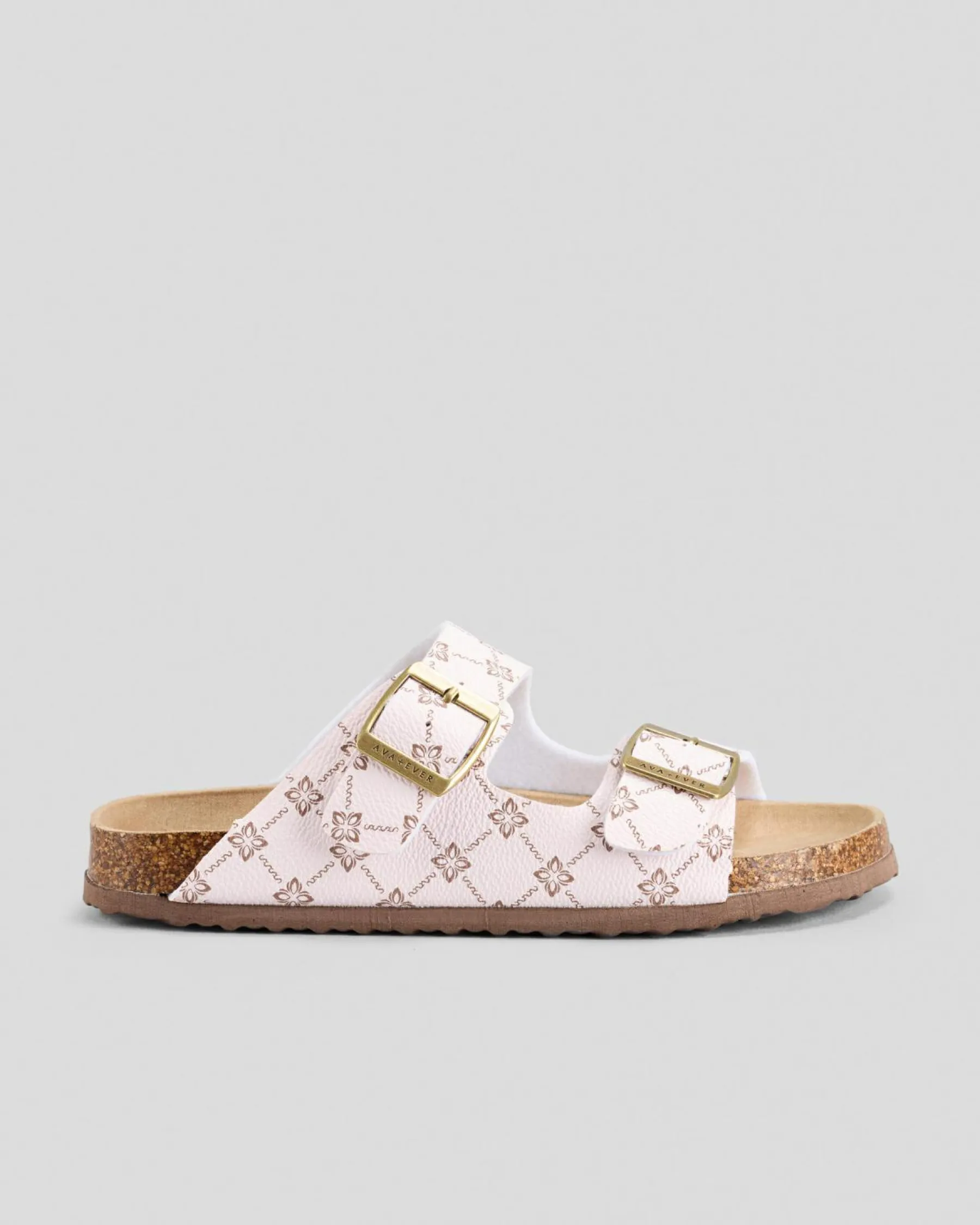 Slides & Sandals*Ava And Ever Girls' Cameron Slide Sandals Light Pink