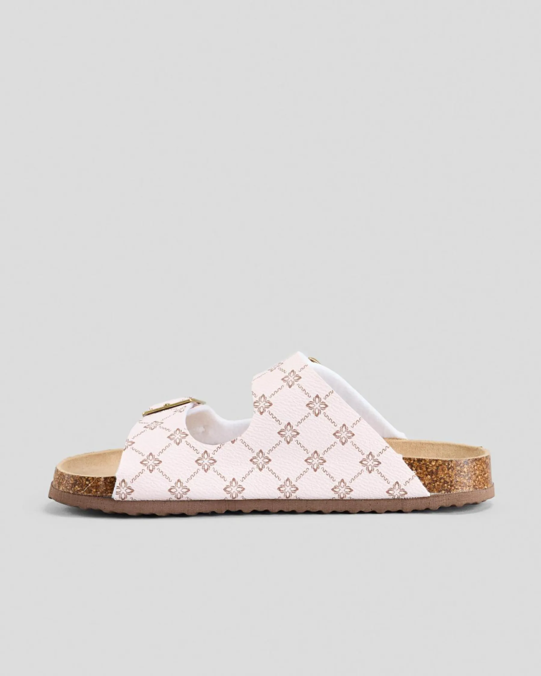 Slides & Sandals*Ava And Ever Girls' Cameron Slide Sandals Light Pink