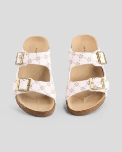 Slides & Sandals*Ava And Ever Girls' Cameron Slide Sandals Light Pink