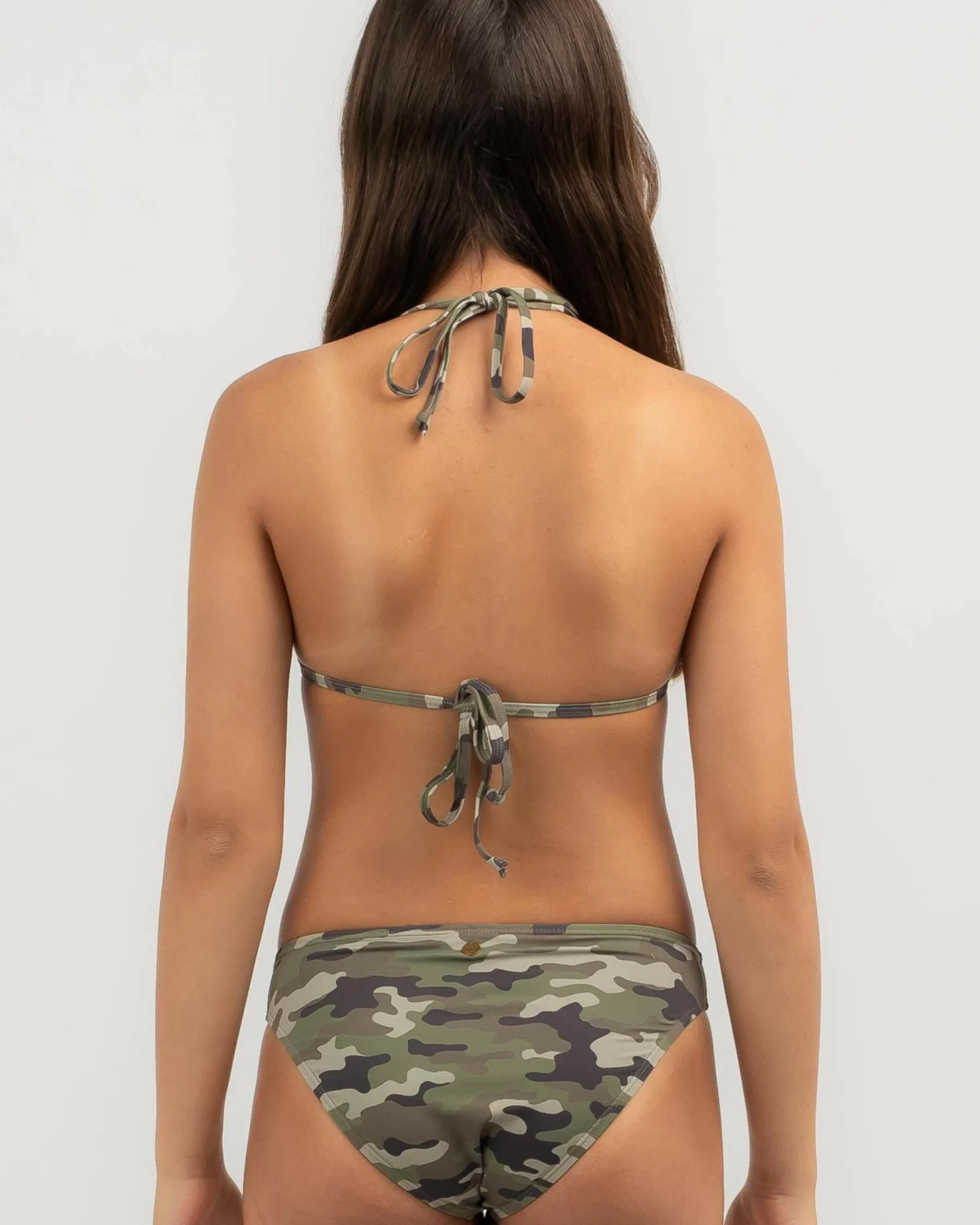 Sale Girls' Camo Triangle Bikini Set Kids Bikinis