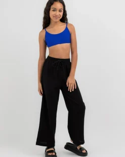 Bottoms*Mooloola Girls' Cancun Beach Pants Black