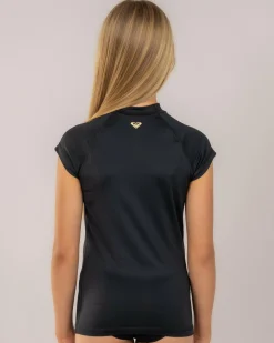 New Girls' Cap Sleeve Rash Vest Kids Rash Vests