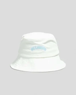 Headwear*Billabong Girls' CB Gigglemug Cord Bucket Hat Salt Crystal