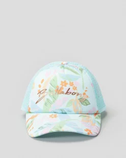 Clearance Girls' CB Marine Tropic Trucker Cap Kids Headwear