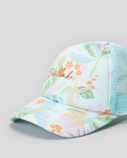 Clearance Girls' CB Marine Tropic Trucker Cap Kids Headwear