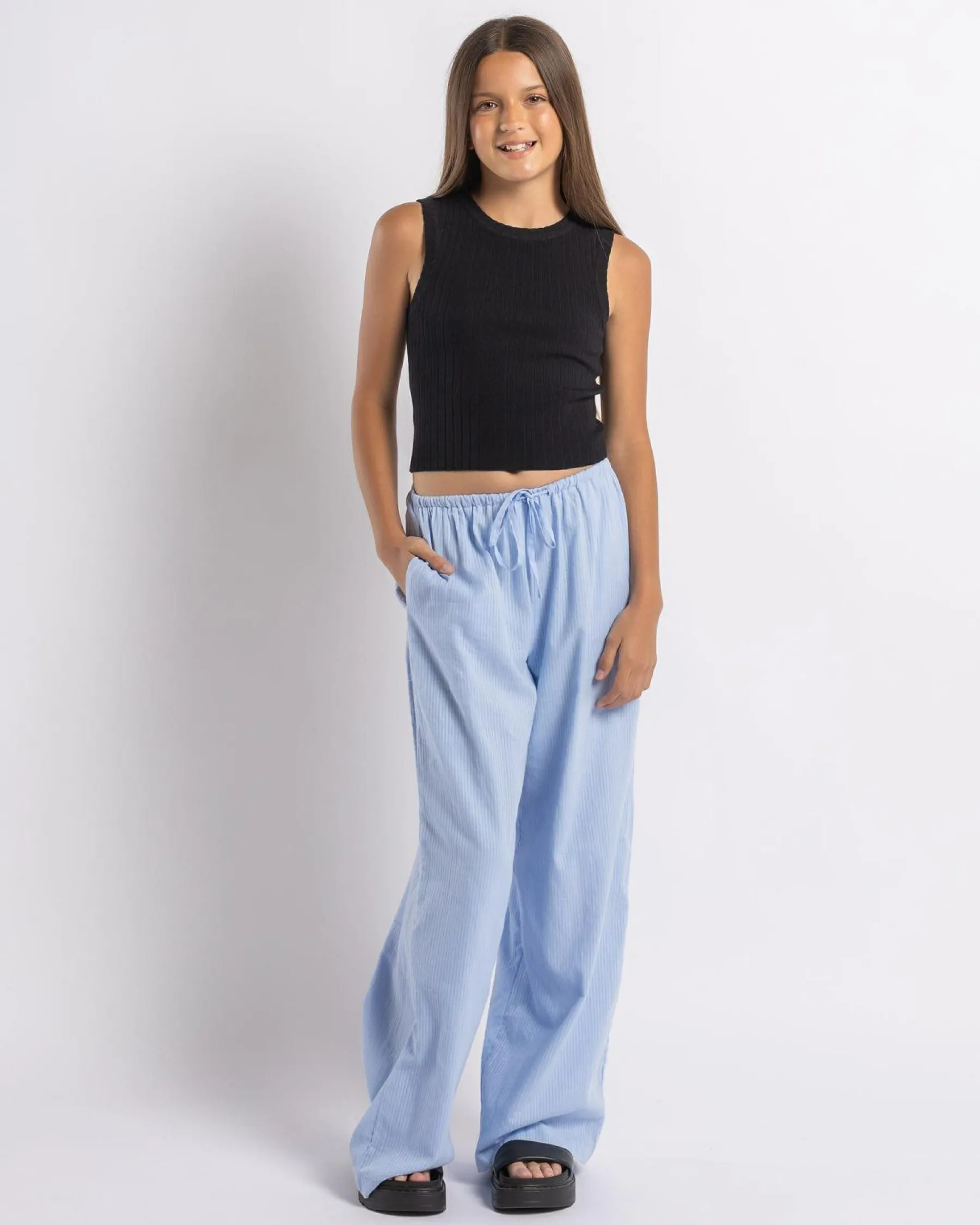 Tops*Mooloola Girls' Ceejay Knit Top Black