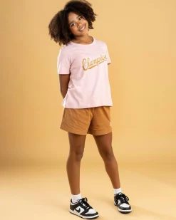 Sale Girls' Sporty Boxy T-Shirt Kids Tops