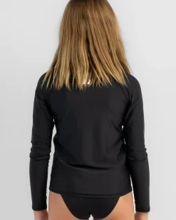 Rash Vests*Billabong Girls' Changes Long Sleeve Rash Vest Black