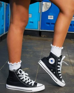 Sneakers*Converse Girls' Chuck Taylor Hi-top Shoes Black