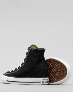Sneakers*Converse Girls' Chuck Taylor Hi-top Shoes Black