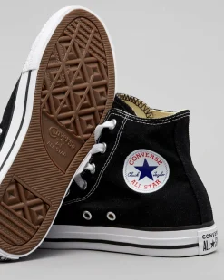 Sneakers*Converse Girls' Chuck Taylor Hi-top Shoes Black