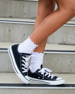 Sneakers*Converse Girls' Chuck Taylor Lo-Cut Shoes Black