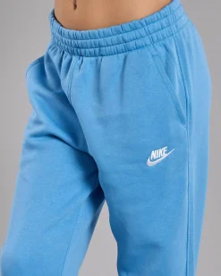 Bottoms*Nike Girls' Club Fleece Track Pants Blue Beyond/(white)