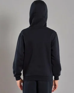 Outerwear*Nike Girls' Club Hoodie Black/white
