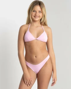 Discount Girls' Coco Fixed Triangle Bikini Set Kids Bikinis