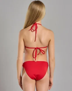 Bikinis*Topanga Girls' Coco Fixed Triangle Bikini Set Scarlet