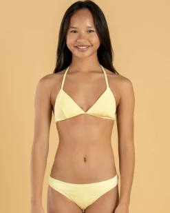 Hot Girls' Coco Fixed Triangle Bikini Set Kids Bikinis