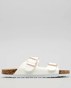 Slides & Sandals*Ava And Ever Girls' Cortina Slide Sandals White