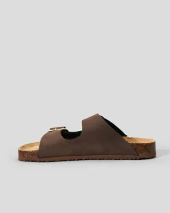 Slides & Sandals*Ava And Ever Girls' Cortina Slide Sandals Mocha