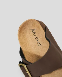 Slides & Sandals*Ava And Ever Girls' Cortina Slide Sandals Mocha