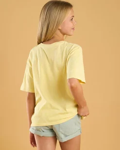 Tops*Roxy Girls' Daisy Loose Season T-Shirt Pineapple Slice