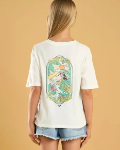 Clearance Girls' Daisy Loose Season T-Shirt Kids Tops