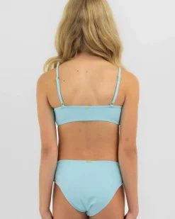 Bikinis|Bikinis*Topanga Girls' Della Bralette Bikini Set Pastel Blue
