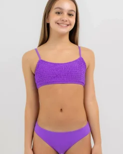 Girls' Della Bralette Bikini Set Women Bikinis|Bikinis