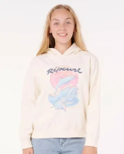 Hot Girl's Dolphin Hoodie Kids Outerwear