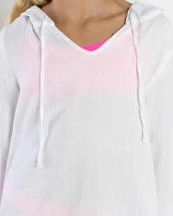 Beach Covers & Overswim*Topanga Girls' Eddie Cover Up White